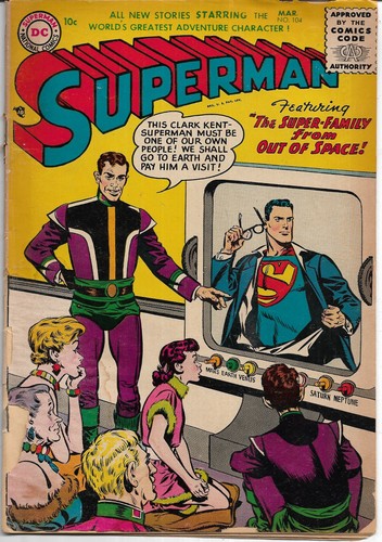 Golden age superman 104 - golden, #104